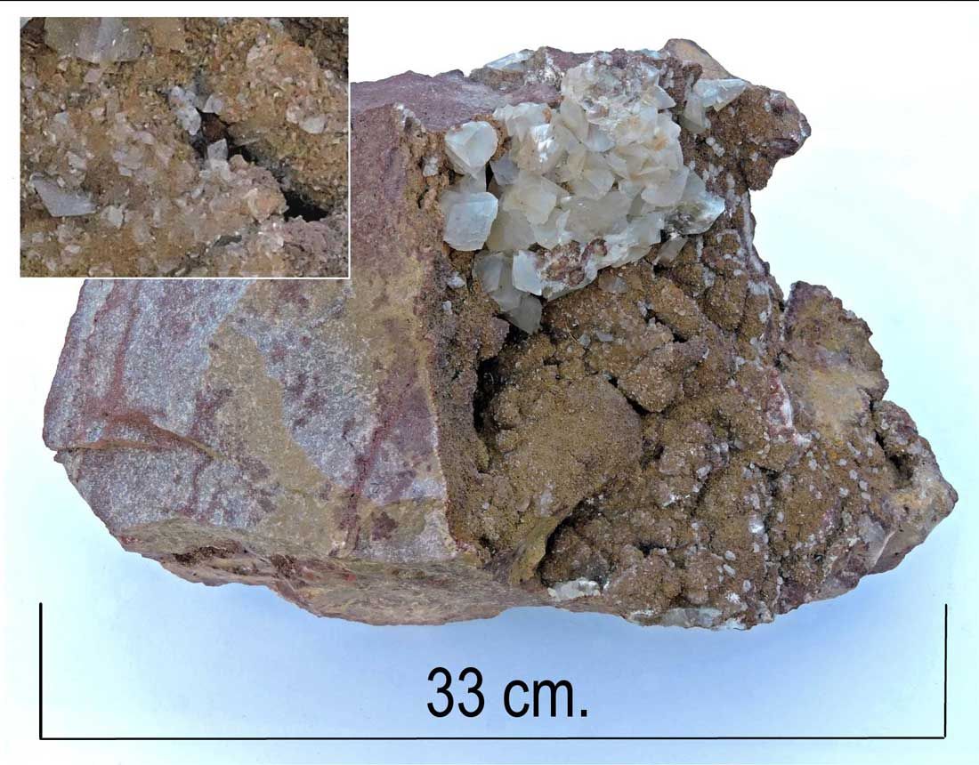 Calcite, Ton Mawr. Bill Bagley Rocks and Minerals